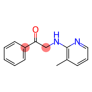 Acetophenone, 2-[(3-methyl-2-pyridyl)amino]- (8CI)