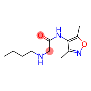 Acetamide, 2-(butylamino)-N-(3,5-dimethyl-4-isoxazolyl)- (8CI)