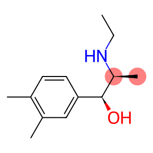 Benzenemethanol, α-[(1R)-1-(ethylamino)ethyl]-3,4-dimethyl-, (αR)-rel-