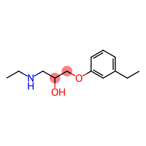 2-Propanol,1-(ethylamino)-3-(m-ethylphenoxy)-,()-(8CI)