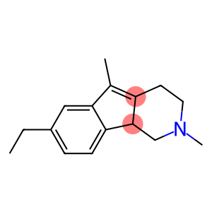 1H-Indeno[1,2-c]pyridine,7-ethyl-2,3,4,9b-tetrahydro-2,5-dimethyl-(8CI)