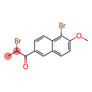 1-Propanone, 2-bromo-1-(5-bromo-6-methoxy-2-naphthalenyl)-