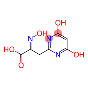 2-Pyrimidinepyruvic acid, 4,6-dihydroxy-, oxime (8CI)