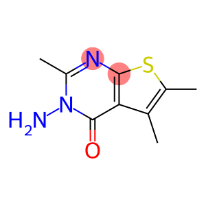 3-氨基-2,5,6-三甲基-3H-噻吩并[2,3-D]嘧啶-4-酮