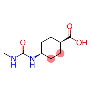 Cyclohexanecarboxylic acid, 4-[[(methylamino)carbonyl]amino]-, cis-