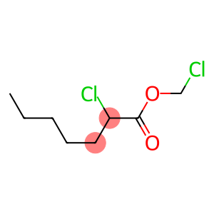 Heptanoic acid, 2-chloro-, chloromethyl ester