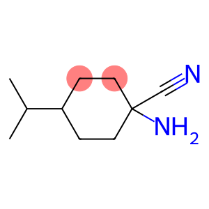 Cyclohexanecarbonitrile, 1-amino-4-(1-methylethyl)- (9CI)