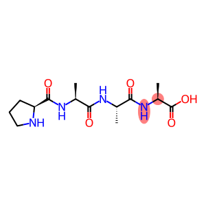 (S)-2-((S)-2-((S)-2-((S)-Pyrrolidine-2-carboxamido)propanamido)propanamido)propanoic acid