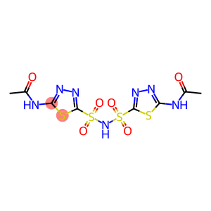 N-[5-[(5-Acetamido-1,3,4-thiadiazol-2-yl)sulfonyl]sulfamoyl-1,3,4-thiadiazol-2-yl]acetamide triethylamine salt