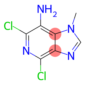 1H-Imidazo[4,5-c]pyridin-7-amine,4,6-dichloro-1-methyl-(9CI)