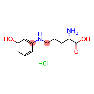 2-amino-5-[(3-hydroxyphenyl)amino]pentanoic acid