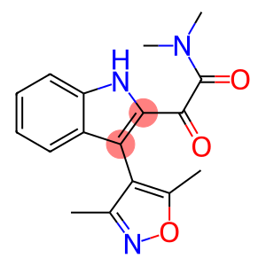 1H-Indole-3-acetamide, 2-(3-ethyl-5-methyl-4-isoxazolyl)-N,N-dimethyl-α-oxo-