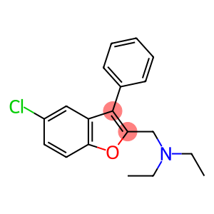 BENZOFURAN, 5-CHLORO-2-(DIETHYLAMINOMETHYL)-3-PHENYL-