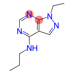 1H-Pyrazolo[3,4-d]pyrimidin-4-amine,1-ethyl-N-propyl-(9CI)