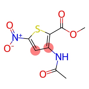 3-乙酰氨基-5-硝基-噻吩-2-甲酸甲酯