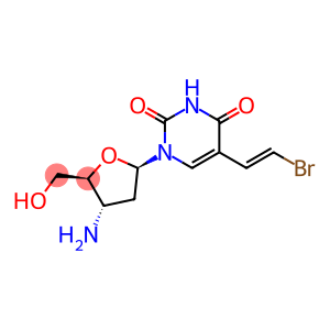 5-(2-bromovinyl)-3-amino-2',3'-dideoxyuridine