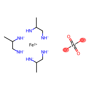 Tris(propylenediamine)tungstatoiron pentahydrate