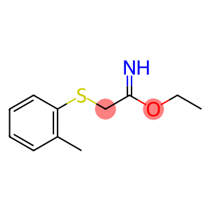 Ethanimidic acid, 2-[(2-methylphenyl)thio]-, ethyl ester (9CI)