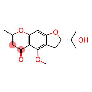 (2S)-2-(2-hydroxypropan-2-yl)-4-methoxy-7-methyl-2,3-dihydro-5H-furo[3,2-g]chromen-5-one