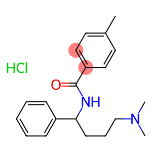 N-(4-dimethylamino-1-phenyl-butyl)-4-methyl-benzamide hydrochloride