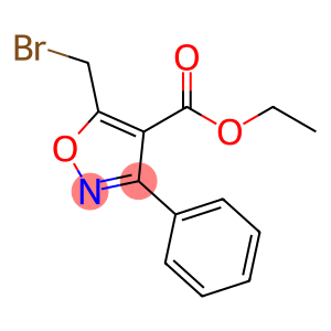 4-Isoxazolecarboxylic acid, 5-(broMoMethyl)-3-phenyl-, ethyl ester