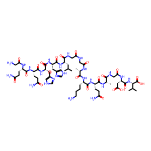 L-Valine, glycyl-L-glutaminyl-L-glutaminyl-L-histidyl-L-histidyl-L-leucylglycylglycyl-L-alanyl-L-lysyl-L-glutaminyl-L-alanylglycyl-L-α-aspartyl-