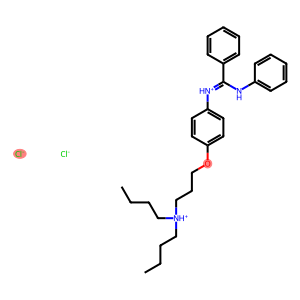 3-[4-(anilino-phenyl-methylidene)azaniumylphenoxy]propyl-dibutyl-azani um dichloride
