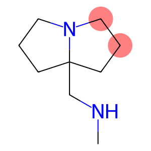 1H-Pyrrolizine-7a(5H)-methanamine, tetrahydro-N-methyl-