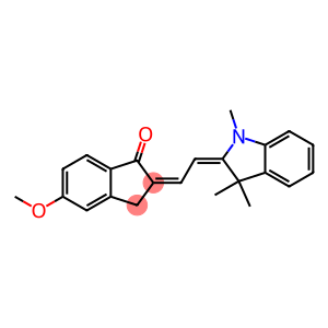 2-[(1,3-dihydro-1,3,3-trimethyl-2H-indol-2-ylidene)ethylidene]-5-methoxyindan-1-one