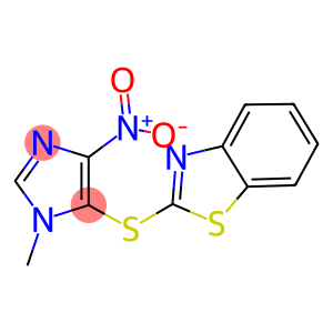 2-({4-nitro-1-methyl-1H-imidazol-5-yl}sulfanyl)-1,3-benzothiazole