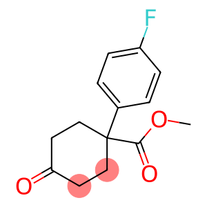 Methyl 1-(4-fluorophenyl)-4-oxocyclohexane-1-carboxylate