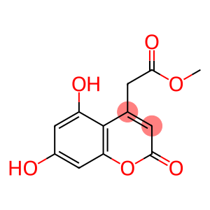 2-(5,7-dihydroxy-2-oxo-4-chromenyl)acetic acid methyl ester