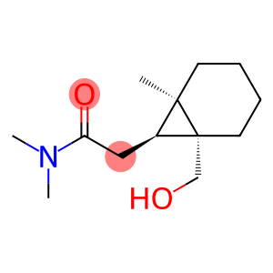 Bicyclo[4.1.0]heptane-7-acetamide, 1-(hydroxymethyl)-N,N,6-trimethyl-, (1R,6R,7S)-rel- (9CI)