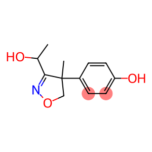 3-Isoxazolemethanol,4,5-dihydro-4-(4-hydroxyphenyl)-alpha,4-dimethyl-(9CI)