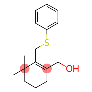 {3,3-dimethyl-2-[(phenylsulfanyl)methyl]-1-cyclohexen-1-yl}methanol