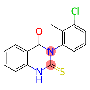 3-(3-CHLORO-2-METHYLPHENYL)-2-THIOXO-2,3-DIHYDRO-4(1H)-QUINAZOLINONE