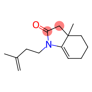 2H-Indol-2-one,1,3,3a,4,5,6-hexahydro-3a-methyl-1-(3-methyl-3-butenyl)-(9CI)