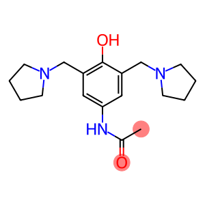 Acetamide, N-[4-hydroxy-3,5-bis(1-pyrrolidinylmethyl)phenyl]-