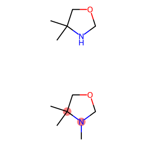 3,3,4-Trimethyloxazolidine mixt. with 4,4-dimethyloxazolidine