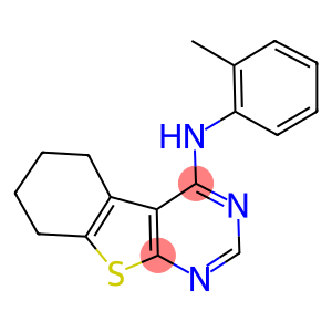 N-(2-methylphenyl)-N-(5,6,7,8-tetrahydro[1]benzothieno[2,3-d]pyrimidin-4-yl)amine