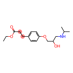 ethyl 3-[4-[2-hydroxy-3-(propan-2-ylamino)propoxy]phenyl]propanoate