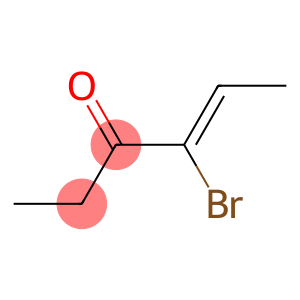 4-Hexen-3-one,  4-bromo-