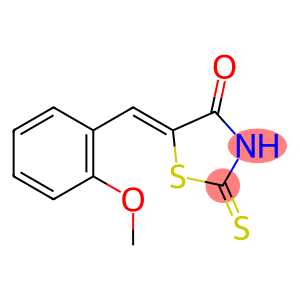 5-(2-methoxybenzylidene)-2-thioxo-1,3-thiazolidin-4-one