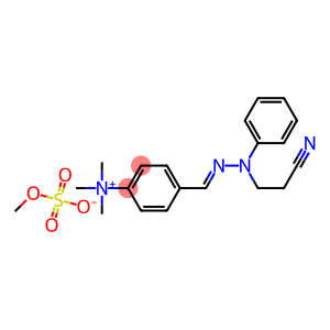 4-[[(2-cyanoethyl)phenylhydrazono]methyl]-N,N,N-trimethylanilinium methyl sulphate