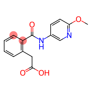 2-(2-(N-(6-METHOXY-3-PYRIDYL)CARBAMOYL)PHENYL)ACETIC ACID