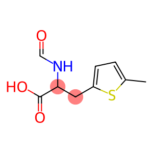 2-Thiophenepropanoicacid,alpha-(formylamino)-5-methyl-(9CI)