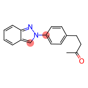 2-Butanone, 4-(4-(2H-indazol-2-yl)phenyl)-