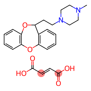 4-Methyl 2-(dibenzo(b,e) 1,4-dioxepin-11-yl)ethyl 1-piperazine difumar ate [French]