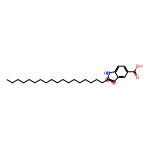 1H-Indole-5-carboxylic acid, 2-octadecyl-