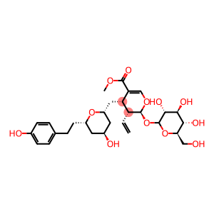 (2S)-3α-Ethenyl-2β-(β-D-glucopyranosyloxy)-3,4-dihydro-4α-[[(2R,4S,6S)-tetrahydro-4-hydroxy-6-[2-(4-hydroxyphenyl)ethyl]-2H-pyran-2-yl]methyl]-2H-pyran-5-carboxylic acid methyl ester